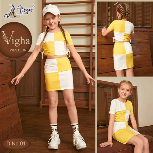 Kids Top and Skirt