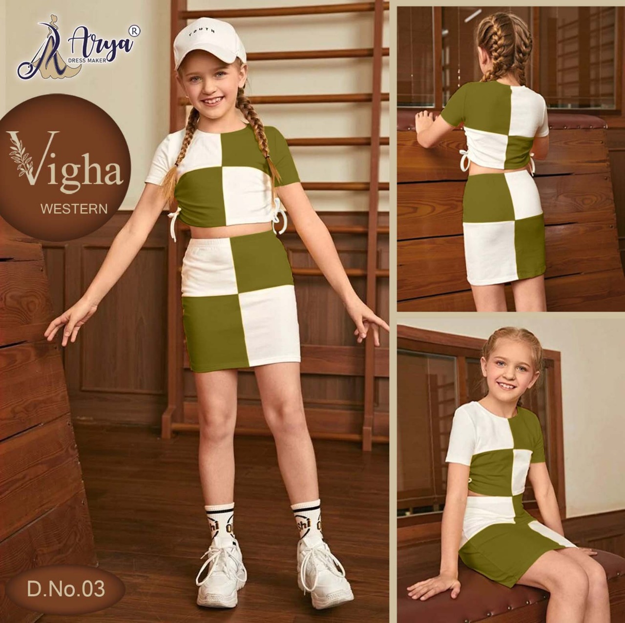 Kids Top and Skirt