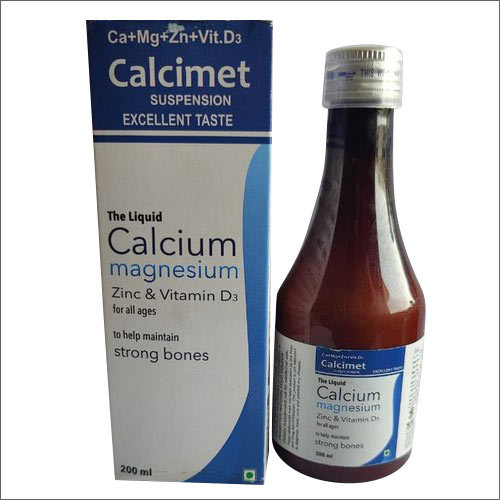 200ml Calcium Magnesium Zinc Vitamin D3 Syrup