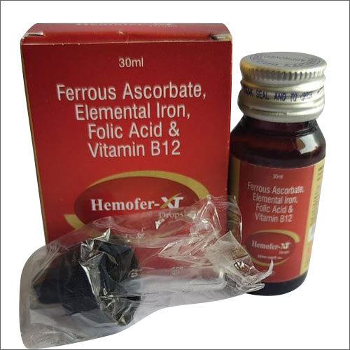 30Ml Ferrous Vitamin B12 Folic Acid General Medicines