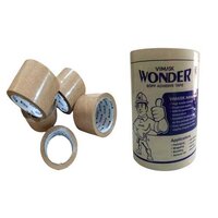 Broen Tape - Bopp Material, 30 Meter Length X 144mm Width, Brown Color | High Durability For Carton Sealing, Strong Adhesion Under Extreme Conditions