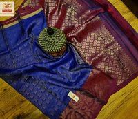 pure kanjivaram silk desginer border