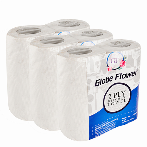 White Two Ply Kitchen Towel
