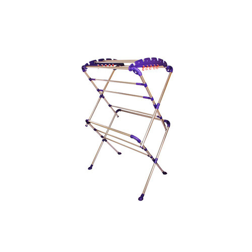 Stainless Steel Cloth Drying Rack Size: 104 X 98 X 19 Cm