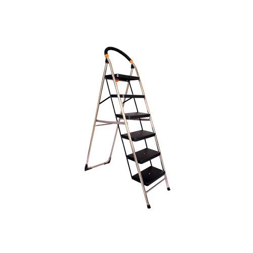 6 Step Folding Stainless Steel Ladder