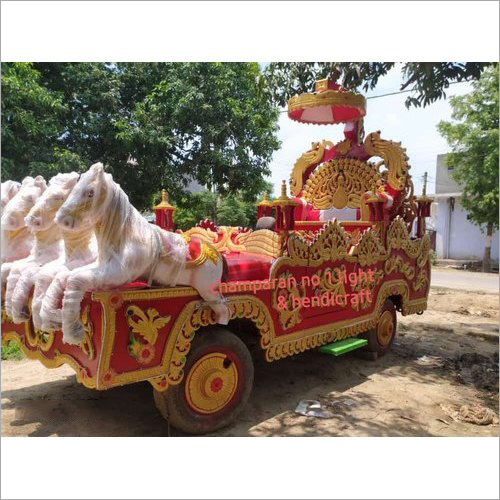 Red and Golden Fiber Wedding Rath