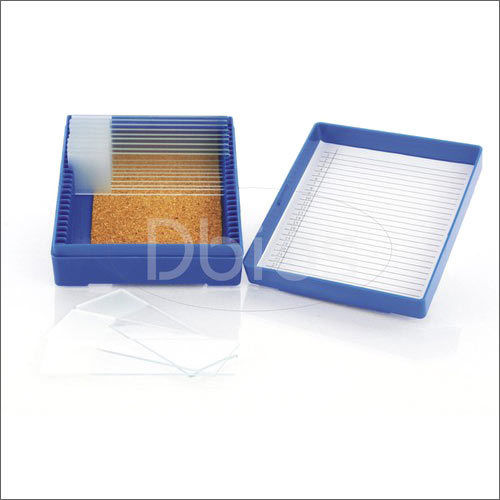 Transparent Microscope Slides - Color: Blue