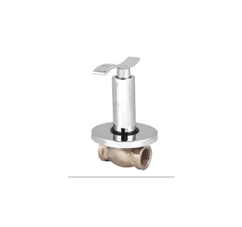 concealed stop cock with adjustable wall flange