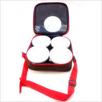 Sleek Steel Lunch Box Set Of 4