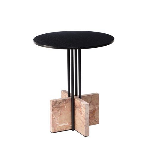 Modern Gravity Stone Side Table By GLASSKRAFT FURNITURE PRIVATE LIMITED