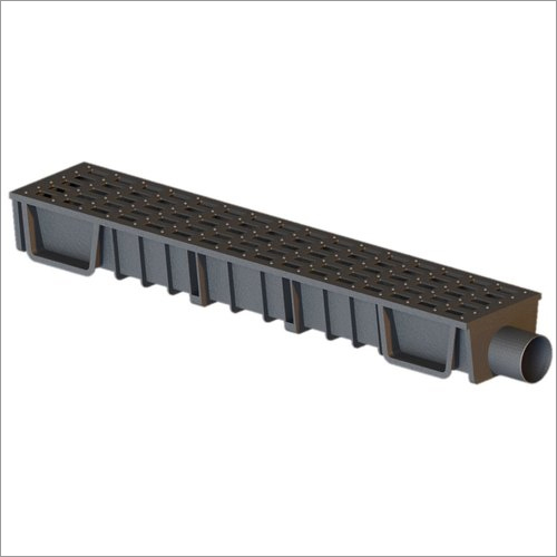 Pvc Channel Drain With Grating Size: 1200X180Mm
