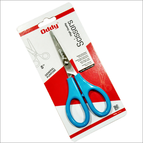 Plastic Handle Oddy Stationery Scissors For Office School And Home