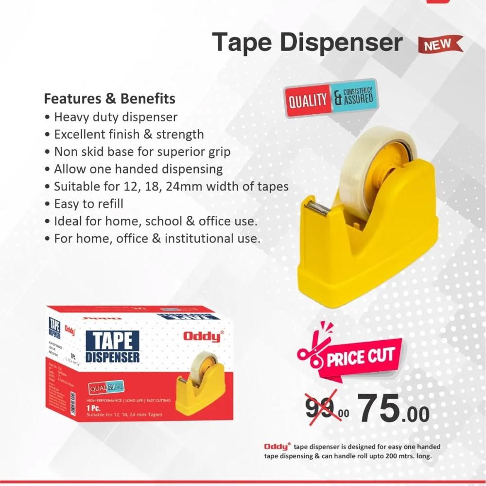 Oddy Tape Dispenser - Material: Plastic