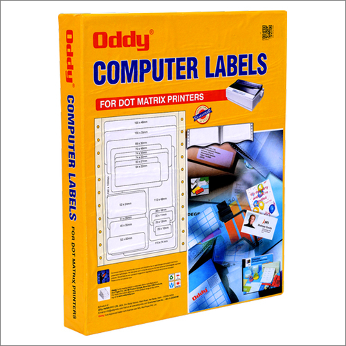 Oddy Dot Matrix Paper Labels (BOX PACKAGING)