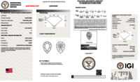 2.02 pear F VS2 IGI Certified CVD Lab Grown Diamond