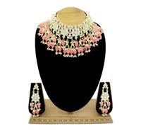 New Collection Kundan Pearl Choker Necklace Set