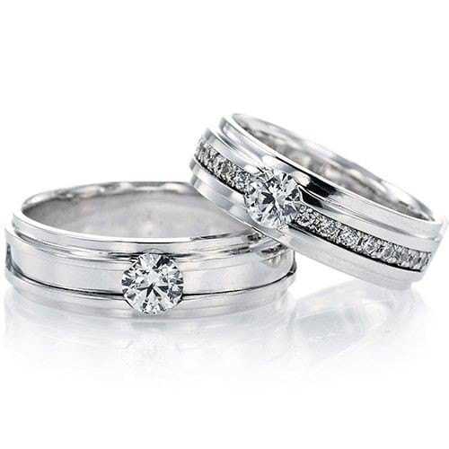 Stylish Real Diamond Couple Ring