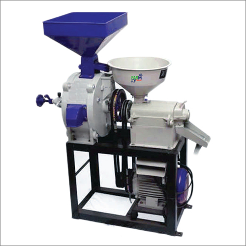 Semi-Automatic Combined Mini Rice Mill Machine