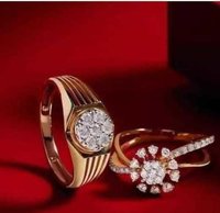Designer Real Diamond Couple Ring