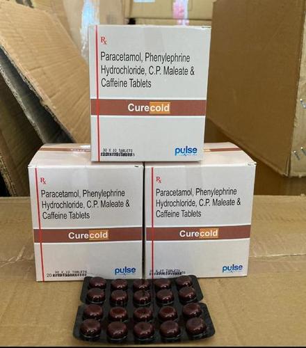 Paracetamol Chlorpheniramine Phenylephrine Caffeine Anticold Tablets