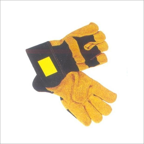 Black And Yellow Heavy Duty Hand Gloves