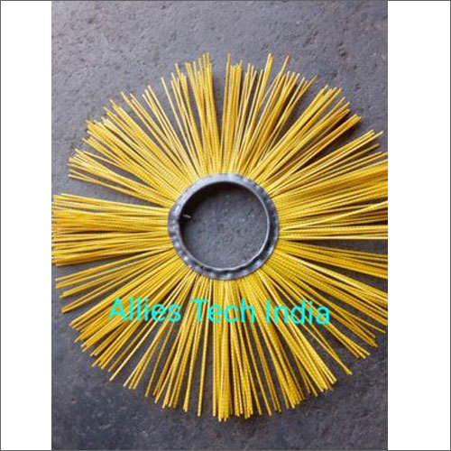 Round Yellow Ring Brush