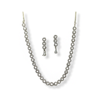 Party Wear Collection American Diamond Necklace Set