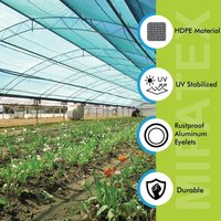 MIPATEX Shade Net Green Net Greenhouse Net Agro Shade Net Garden Net