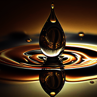 Industrial Power Oil - Color: Golden