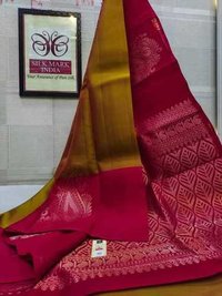 Kanjivaram Pure Silk Saree Butta Rich Pallu