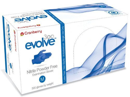 Cranberry Evolve - 300 Nitrile Powder Free Gloves
