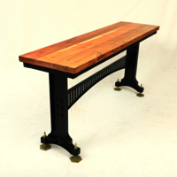 Industrial Styled Console Table