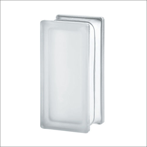 White Frosted Rectangular Glass Block