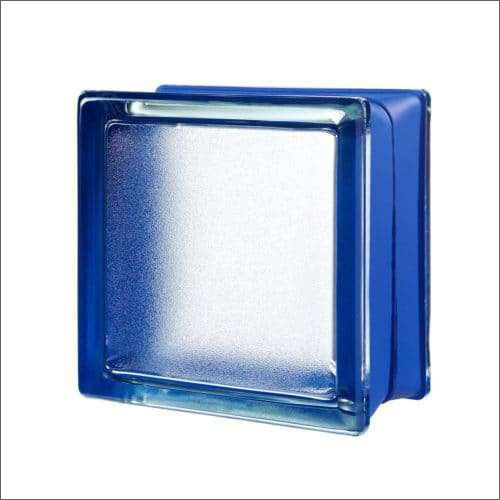 Solid Mini Blueberry Design Glass Block