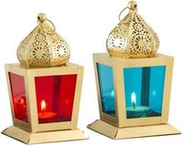Mini Iron Lanterns - Handmade Metal, Gold Finish | Customizable, Perfect For Home Display, Spa, Gift For Friends And Special Events