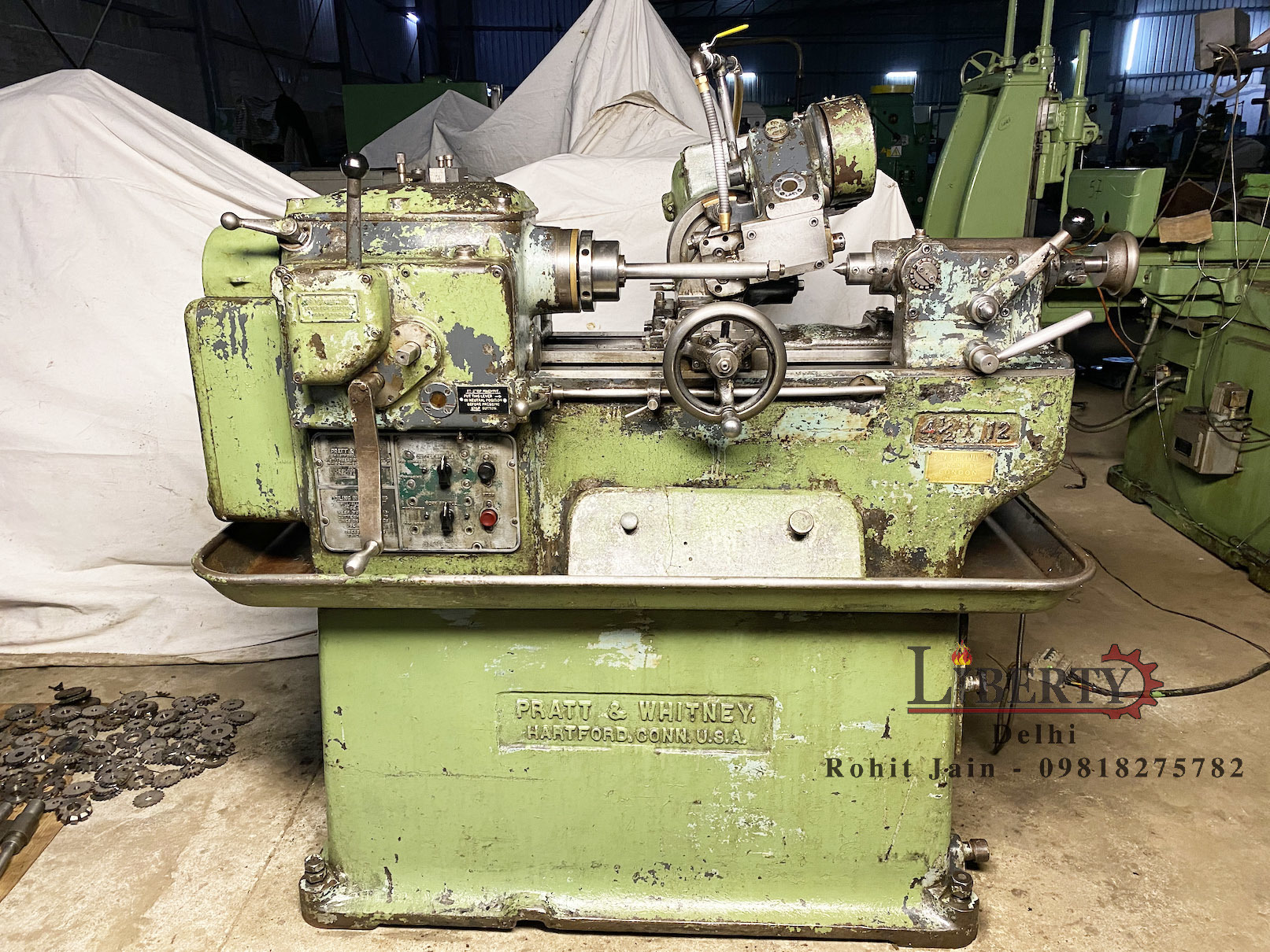Pratt and  Whitney Thread Milling Machine