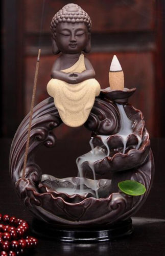 Baby Buddha Incense Burners / Smoke Fountains 006 Size: 9 Inches