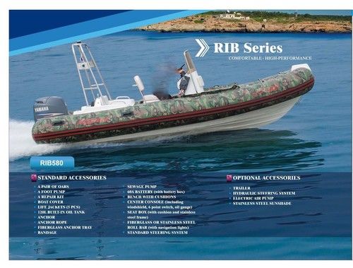 19ft Rigid Hull Inflatable Rib Boat  go4WorldBusiness 19ft Rigid hull inflatable RIB boat fiberglass fishing boat RHIB boats