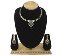 American Diamond Gold Plated Necklace Set