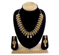 Traditional Collection Multicolored Matt Necklace Set