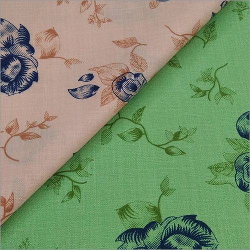 Washable Floral Print Shirting Fabric