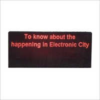 Red LED Moving Message Display Board