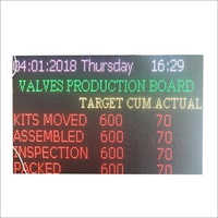 Multi Colour LED Production Display Board