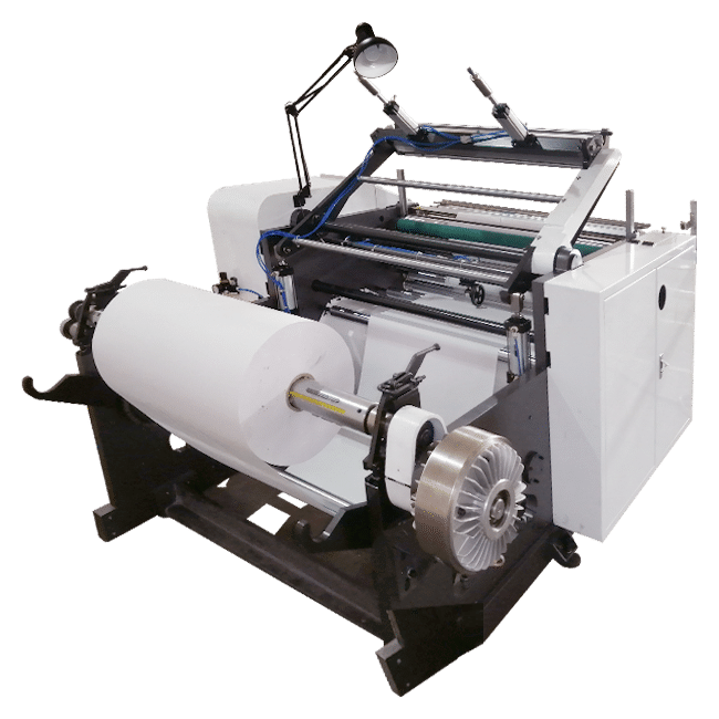 Thermal bank paper roll slitting  machine