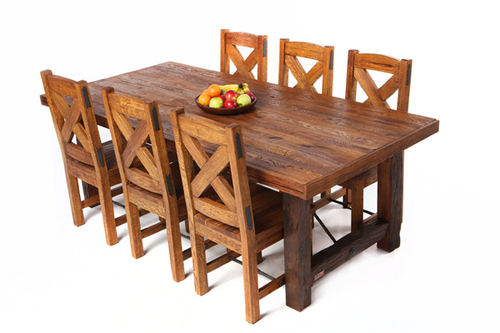 Roj Decor Wooden Dining Table And Chair Set
