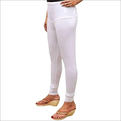 60 Colours Available Ladies Premium V-Cut Churidar Cotton Lycra Legging