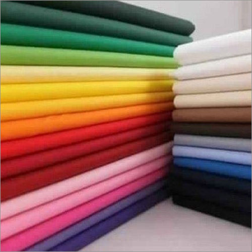 Indian Comfortable And Super Soft Fabric Colorful Plain Cotton