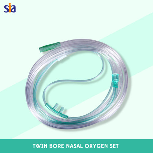 Rubber Twin Bore Nasal Oxygen Set