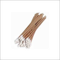 Sterile Swab Stick - 100% Cotton Material, Oval Shape, Non-woven Style | Disposable, For Biological Sample Collection, Infection Prevention
