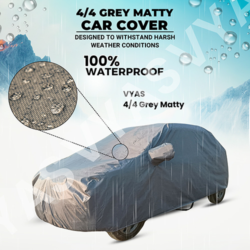 4/4 GREY WATERPROOF CAR COVER